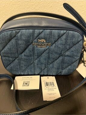 COACH Mini Jamie Camera Bag in Quilted Denim